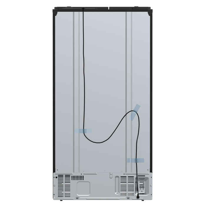 Forno Salerno Espresso 36" Side-by-Side Black Refrigerator 20 cu. ft, FFRBI1844-36BLK