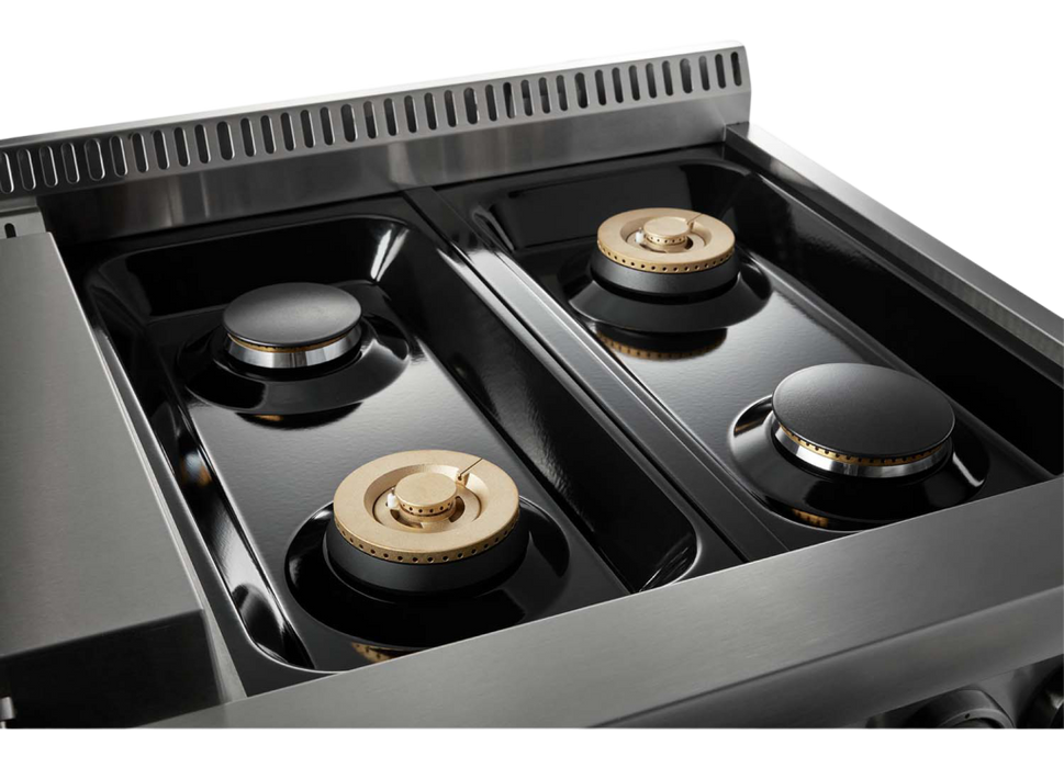 THOR Kitchen 48 in. Sealed 6 Burner Professional Dual Fuel Range in Stainless Steel- HRD4803U