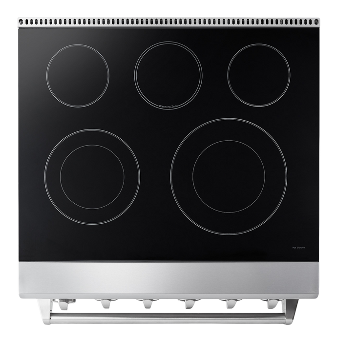 THOR Kitchen 36 in. 5 Element Professional Electric Range in Stainless Steel- HRE3601