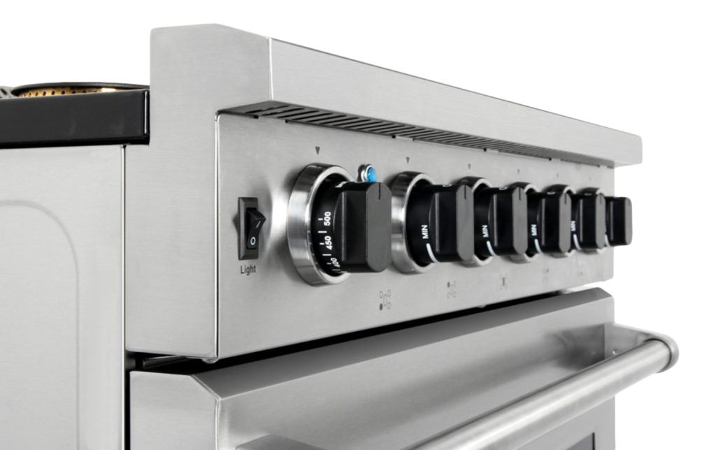 THOR Kitchen 30 in. Sealed 5 Burner Professional Gas Range in Stainless Steel, LP Gas- LRG3001ULP
