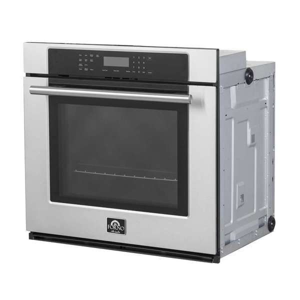FORNO Villarosa 30" Built-In Single Wall Oven In Stainless Steel with Self-Clean, FBOEL1358-30