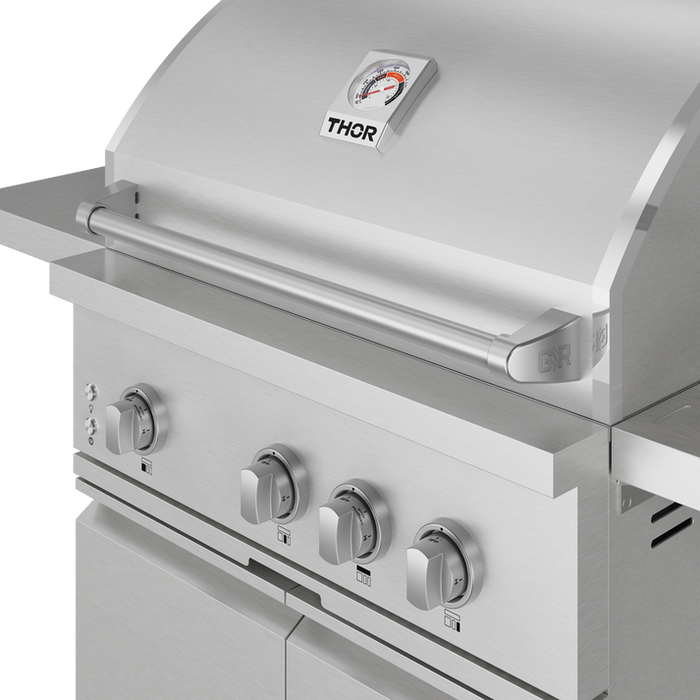 Gordon Ramsay by THOR Kitchen 32" Freestanding/Built-In Propane Gas Gas Grill and Cart - RBG3201