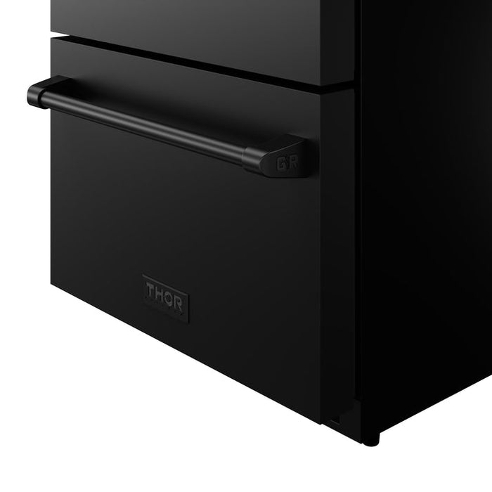 Gordon Ramsay by THOR Kitchen 24" Undercounter Refrigerator Drawer in Black Matte - RF24UB