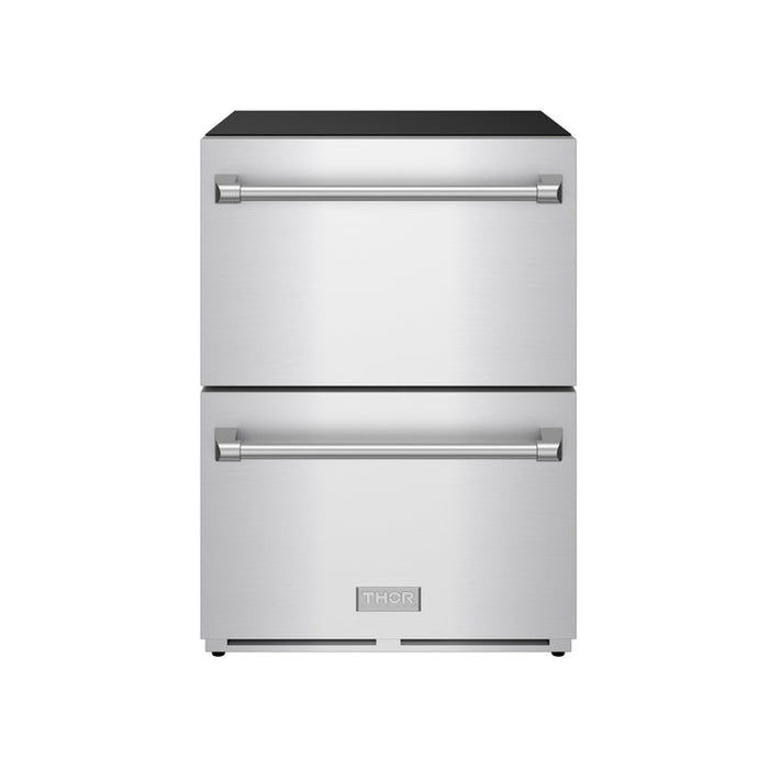 Gordon Ramsay by THOR Kitchen 24" Refrigerator Drawer in Stainless Steel - RF24U