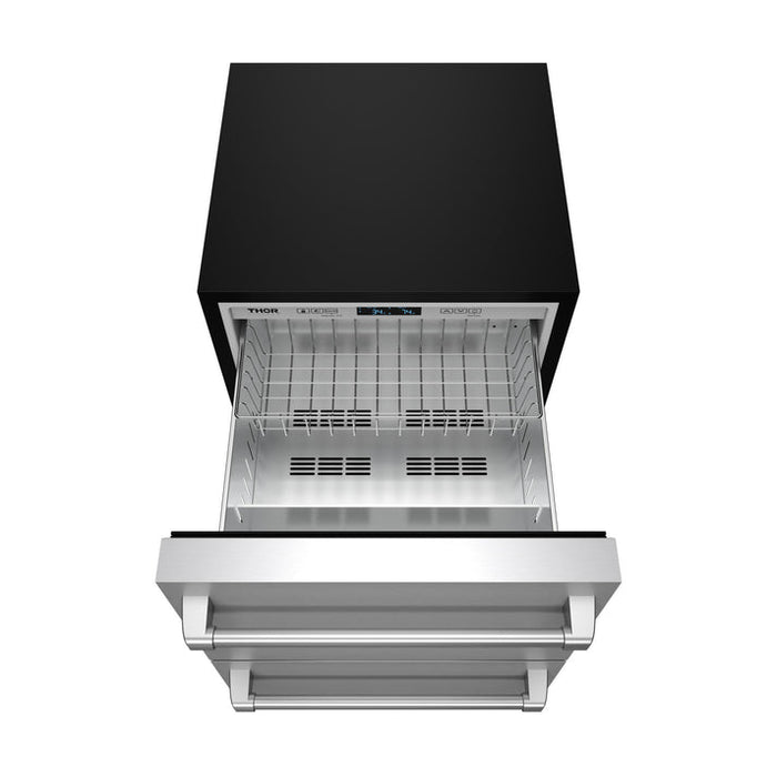 Gordon Ramsay by THOR Kitchen 24" Refrigerator Drawer in Stainless Steel - RF24U