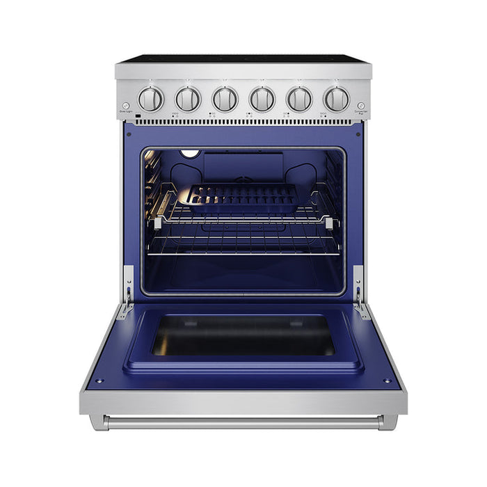 Gordon Ramsay by THOR Kitchen 30 Inch Professional Electric Range, 5 Element, Convection Oven in Stainless Steel - RSE30P