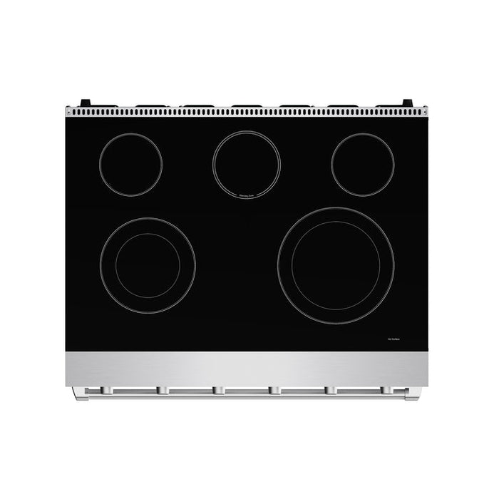 Gordon Ramsay by THOR Kitchen 36" 6 cu. ft. Professional Electric Range with 5 Burners in Stainless Steel - RSE36P