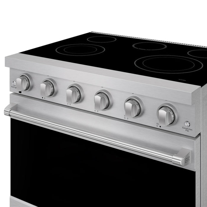 Gordon Ramsay by THOR Kitchen 36" 6 cu. ft. Professional Electric Range with 5 Burners in Stainless Steel - RSE36P