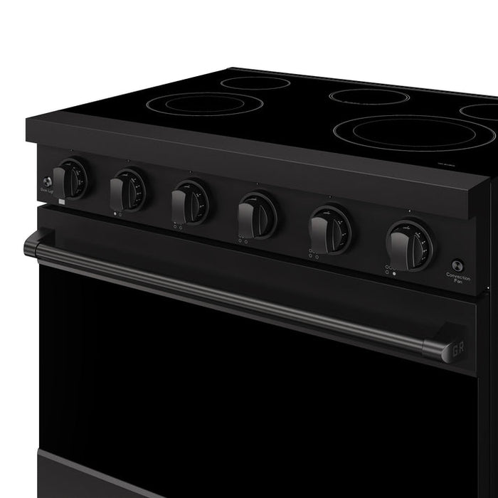 Gordon Ramsay by THOR Kitchen 36" 6 cu. ft. Professional Electric Range with 5 Burners in Black - RSE36PB