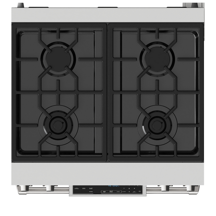 Thor Kitchen Gordon Ramsay Series 30 in. Professional Gas Range with Tilt Panel Touch Control in Stainless Steel, RSG30