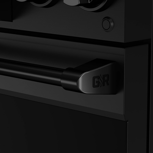 Thor Kitchen Gordon Ramsay Series 30 in. Professional Gas Range with Tilt Panel Touch Control in Black, RSG30B