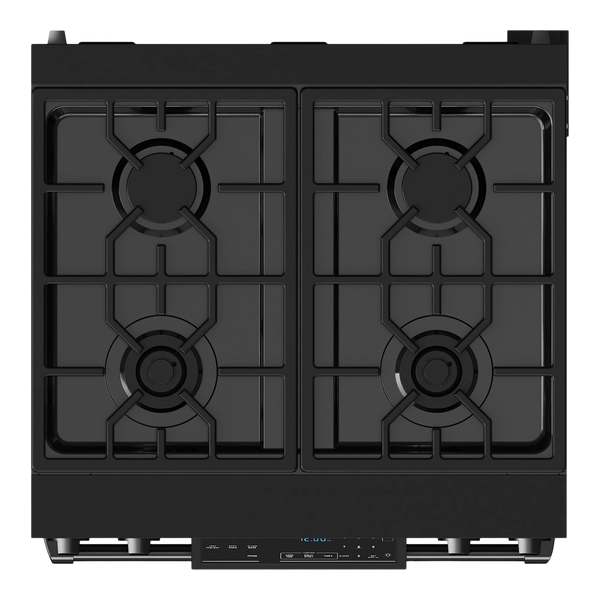 Thor Kitchen Gordon Ramsay Series 30 in. Professional Gas Range with Tilt Panel Touch Control in Black, RSG30B