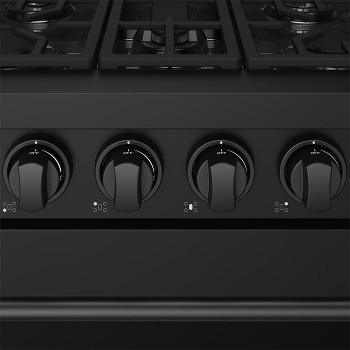 Gordon Ramsay by THOR Kitchen 30" 4.55 cu. ft. Gas Range in Black - RSG30PB