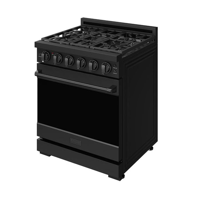 Gordon Ramsay by THOR Kitchen 30" 4.55 cu. ft. Gas Range in Black - RSG30PB