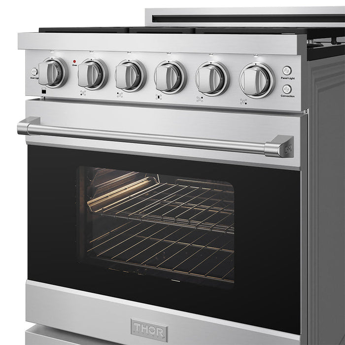 Gordon Ramsay by THOR Kitchen 30" 4.55 cu. ft. Gas Range in Stainless Steel - RSG30P