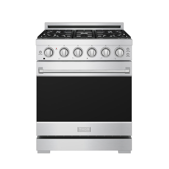 Gordon Ramsay by THOR Kitchen 30" 4.55 cu. ft. Propane Gas Range in Stainless Steel - RSG30PLP
