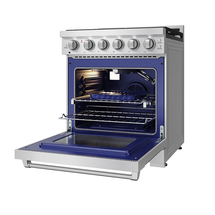 Gordon Ramsay by THOR Kitchen 30" 4.55 cu. ft. Propane Gas Range in Stainless Steel - RSG30PLP