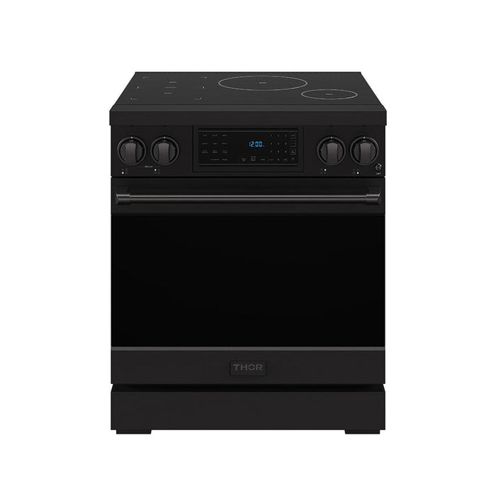 Gordon Ramsay by THOR Kitchen 30" Induction Range in Black Matte - RSI30B