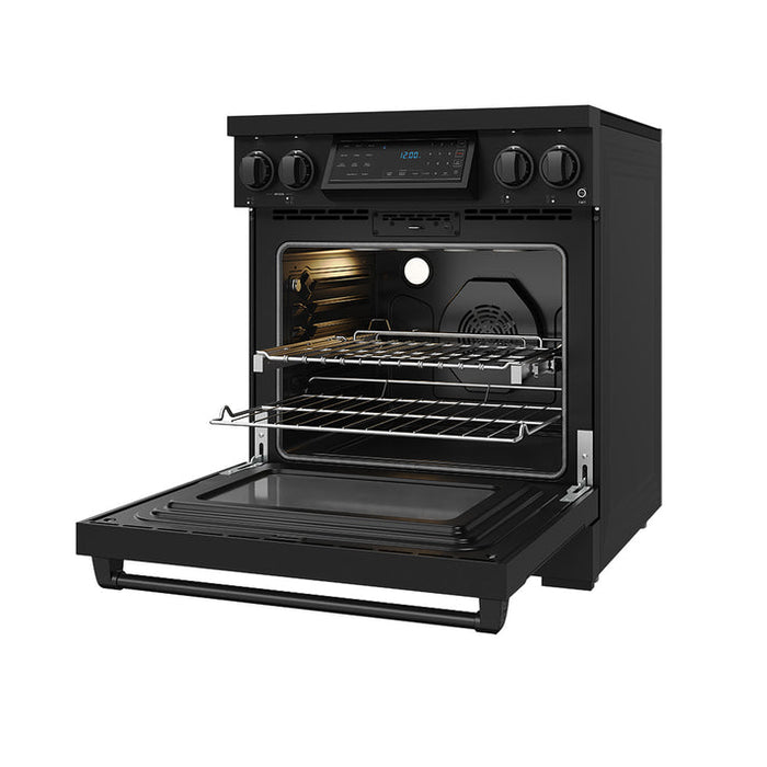 Gordon Ramsay by THOR Kitchen 30" Induction Range in Black Matte - RSI30B