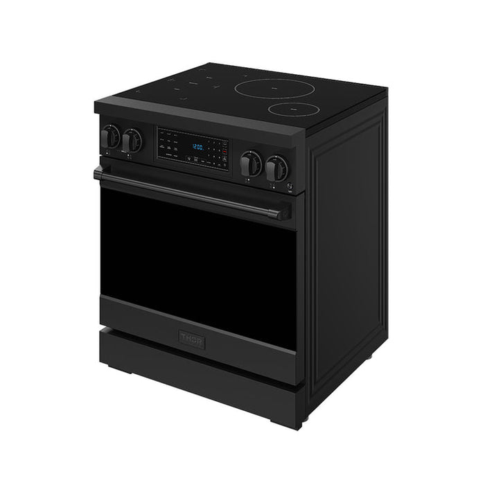 Gordon Ramsay by THOR Kitchen 30" Induction Range in Black Matte - RSI30B