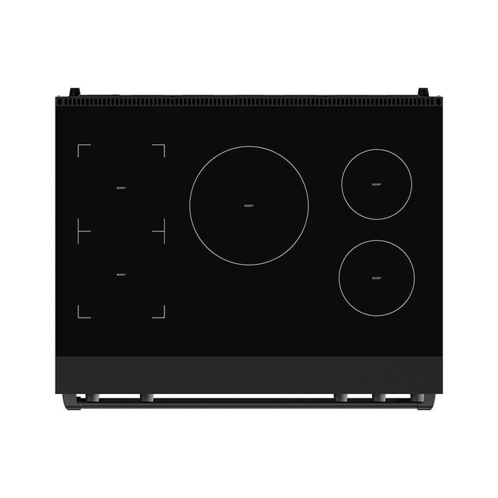 Gordon Ramsay by THOR Kitchen 36" Induction Range in Matte Black, Self-Clean and Air Fry - RSI36B