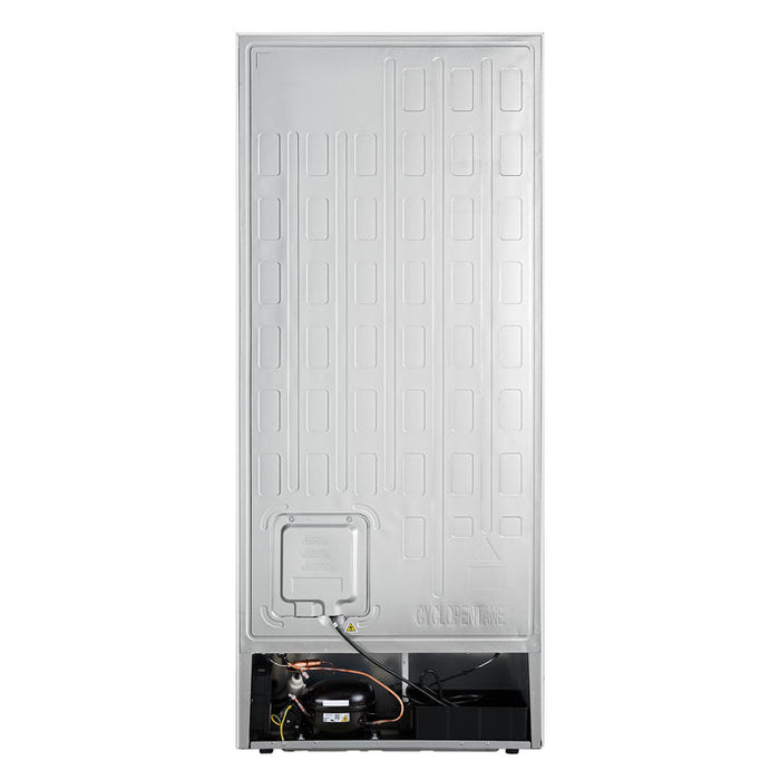 FORNO Maderno 32" 13.6 cu.ft. Right Swing Convertible Refrigerator and Freezer with Modern Trim Kit in White with Antique Brass Handles- FFFFD1722-32RMG-WHT