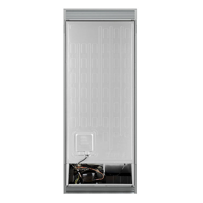 FORNO Maderno 32" 13.6 cu.ft. Right Swing Built-In Convertible Refrigerator/Freezer in Black with Antique Brass Handle and Grill Trim- FFFFD1722-32RSG-BLK