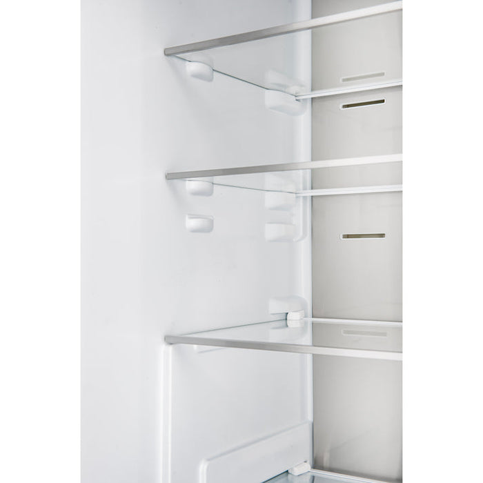 FORNO Custodia 46.8" 20.6 cu. ft. Refrigerator with Bottom Freezer and Ice Maker in Stainless Steel-  FFFFD1766-48S