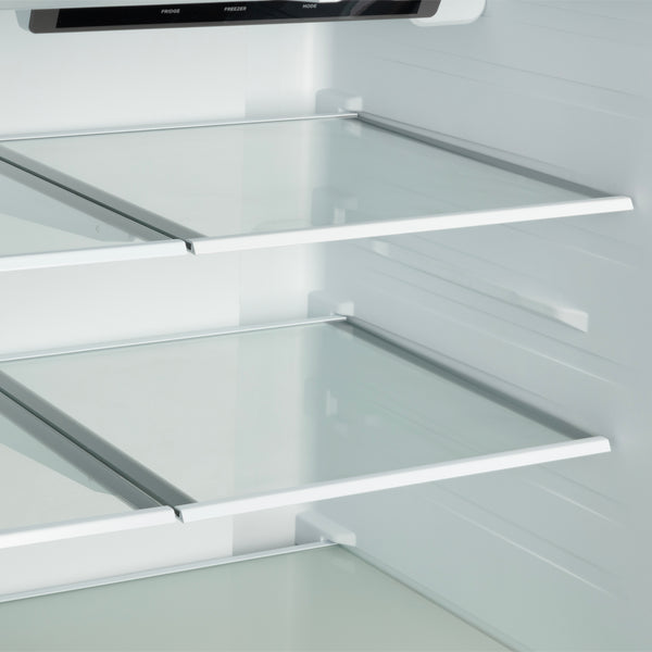 FORNO Rivello 36" French Door Standard Depth Refrigerator with Water and Ice Dispenser in Black with Antique Brass Accents- FFFFD1783-36BLK