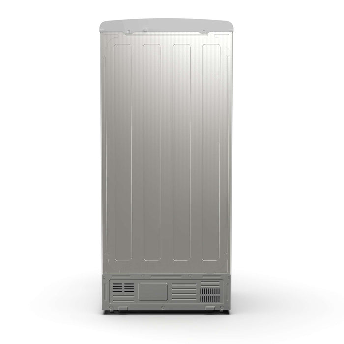 Forno Luigi 18 cu.ft. French Door Refrigerator White, Antique Brass Handles, FFFFD1791-33WHT