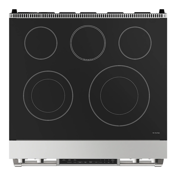 Thor Kitchen Gordon Ramsay Series 30 in. Professional Electric Range with Tilt Panel Touch Control in Stainless Steel, RSE30