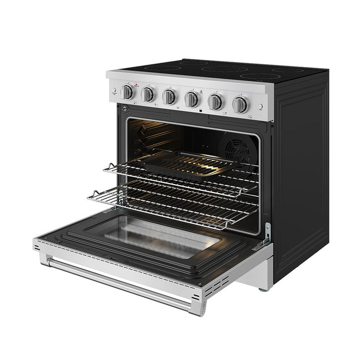 THOR Kitchen 36" Professional Electric Range in Stainless Steel - SRE3601