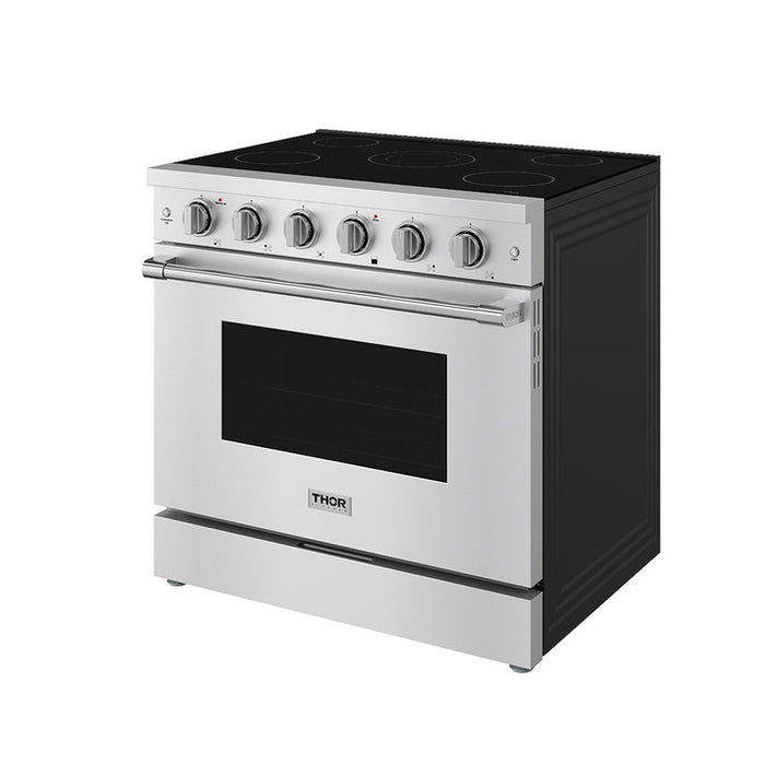 THOR Kitchen 36" Professional Electric Range in Stainless Steel - SRE3601