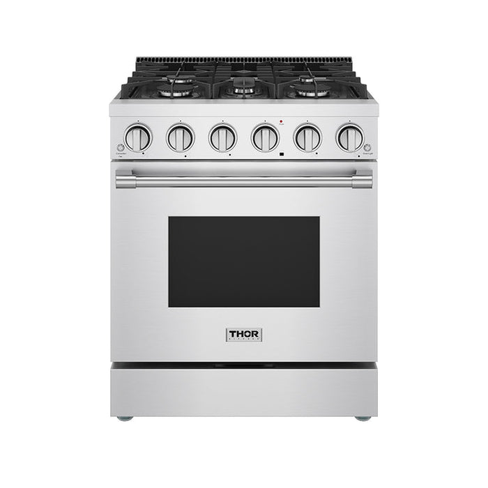 THOR Kitchen 30" Professional Gas Range in Stainless Steel - SRG3001