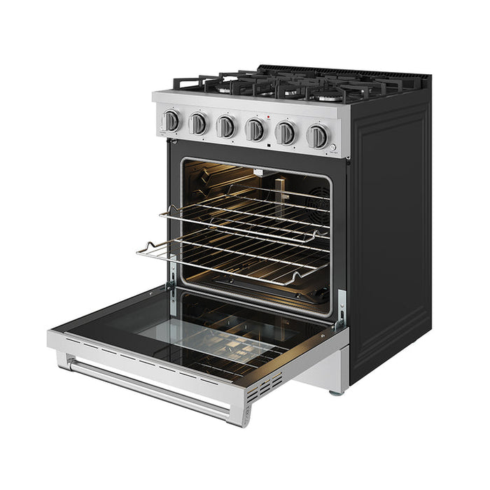 THOR Kitchen 30" Professional Gas Range in Stainless Steel - SRG3001