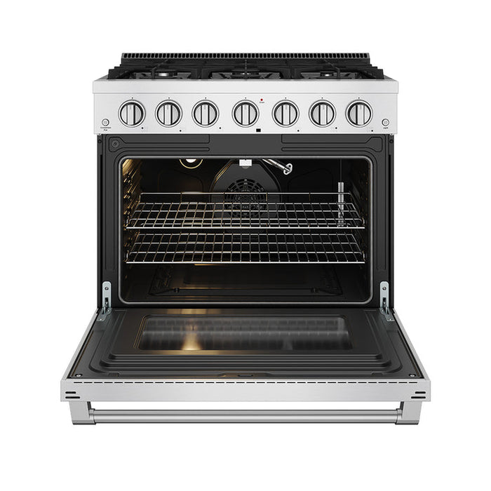 THOR Kitchen 36" Professional Gas Range in Stainless Steel - SRG3601