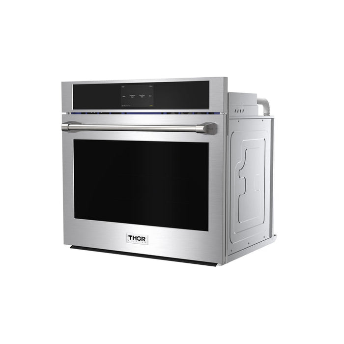 THOR Kitchen 30" 4.8 cu. ft. Professional Electric Single Wall Oven with Air Fry and Self-Clean in Stainless Steel - TEW30ES
