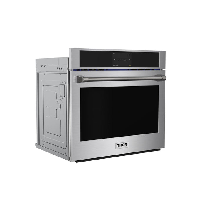 THOR Kitchen 30" 4.8 cu. ft. Professional Electric Single Wall Oven with Air Fry and Self-Clean in Stainless Steel - TEW30ES