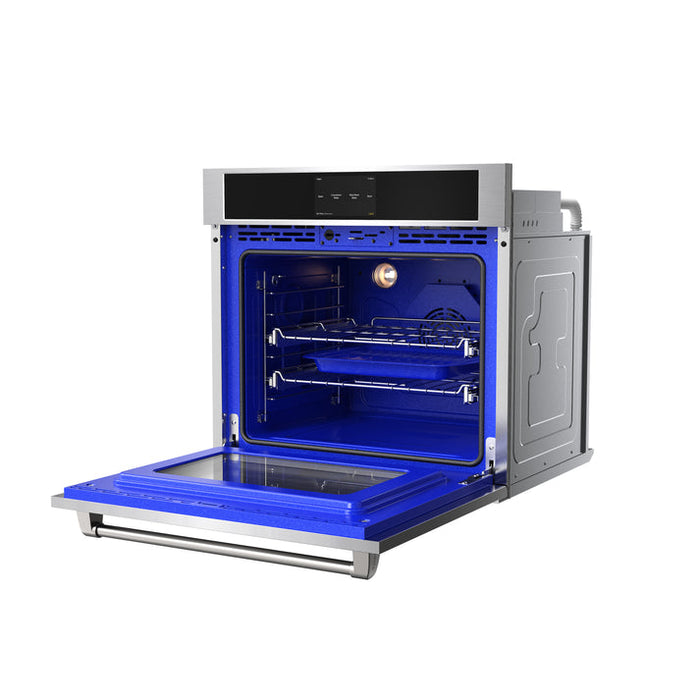 THOR Kitchen 30" 4.8 cu. ft. Professional Electric Single Wall Oven with Air Fry and Self-Clean in Stainless Steel - TEW30ES