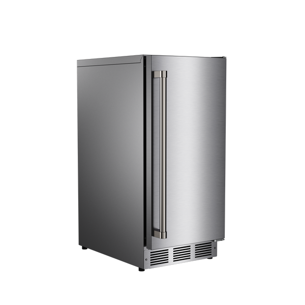 THOR Kitchen 15" Indoor/Outdoor Ice Maker with Drain Pump in Stainless Steel- TIM1511