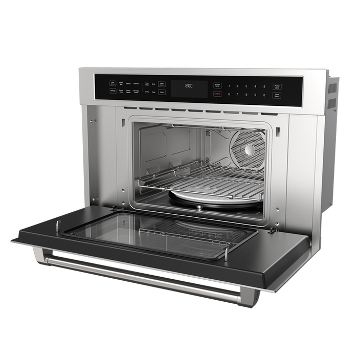 THOR Kitchen 30" 1.6 cu.ft. Built-In Air Fry Microwave Oven With Drop-Down Door - TMO30H