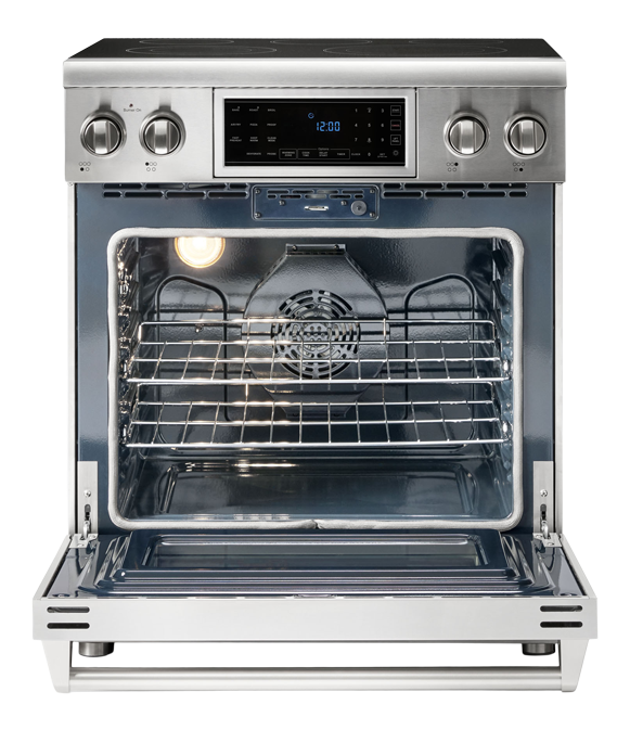 THOR Kitchen 30 in. Tilt Panel 5 Element Electric Range in Stainless Steel- TRE3001