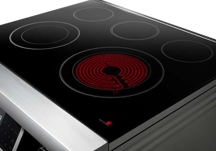 THOR Kitchen 30 in. Tilt Panel 5 Element Electric Range in Stainless Steel- TRE3001