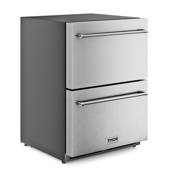 Thor Kitchen 24 in. 3.36 cu.ft. Indoor/Outdoor Freezer Drawer, TRZ24U