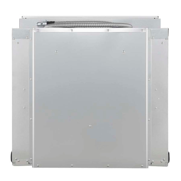 FORNO Espresso Vomero 30" 5 cu. ft. Electric Single Wall Oven in White with Antique Brass Accents- FBOEL1370-30WHT