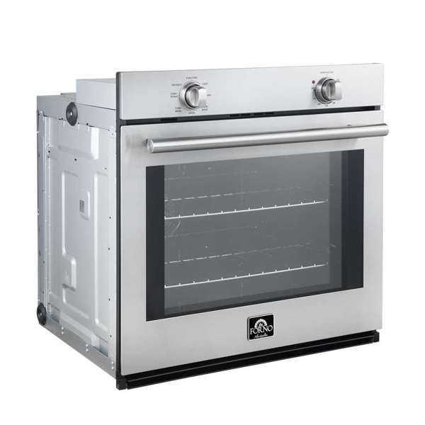 FORNO Espresso Vomero 30" 5 cu. ft. Built-In Single Electric Wall Oven in Stainless Steel- FBOEL1370-30