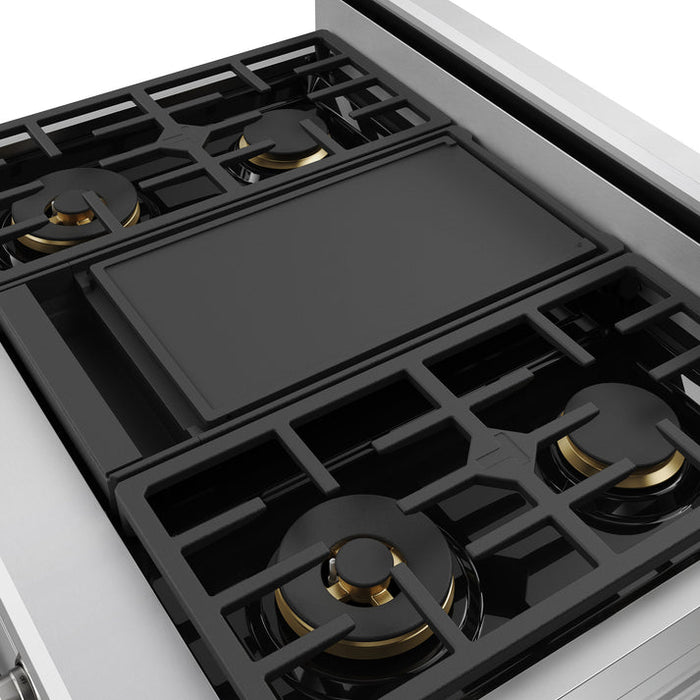 THOR Kitchen X Series 36" Professional Propane Gas Burner, Electric Oven Range with Self-Clean - XRD36ELP