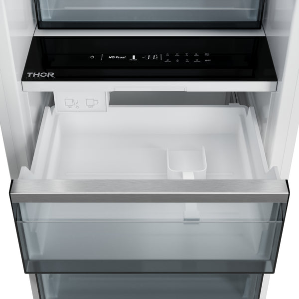 THOR Kitchen X-Series 24" Panel Ready Built-In Freezer Column with Automatic Ice Maker- XRF24CFZ