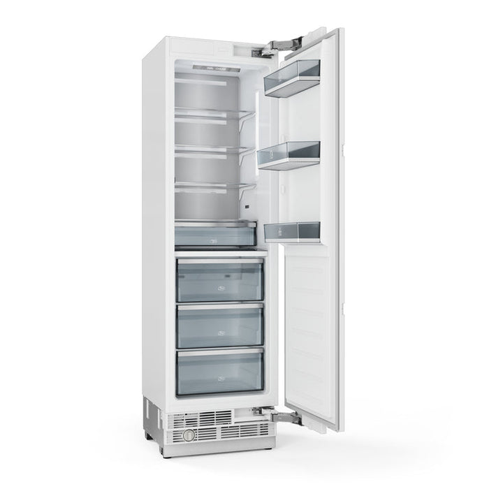 THOR Kitchen X-Series 24" 12.5 cu. ft. Stainless Steel Built-In Refrigerator Column with Interior Water Dispenser - XRF24CRF-SS