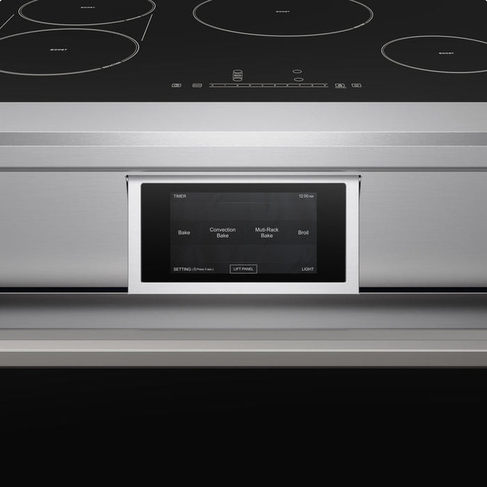 THOR Kitchen X Series 30" 4.8 cu. ft. Professional Smooth Glass Top Induction Range with Tilt Panel Touch Control, Self-Clean and Air Fry in Stainless Steel - XRI30E